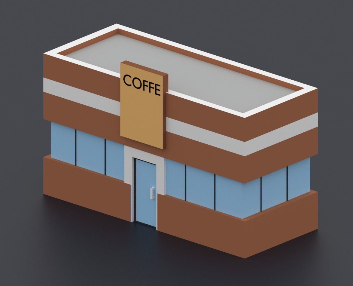 Low Poly City Pack Low-poly 3D model_60