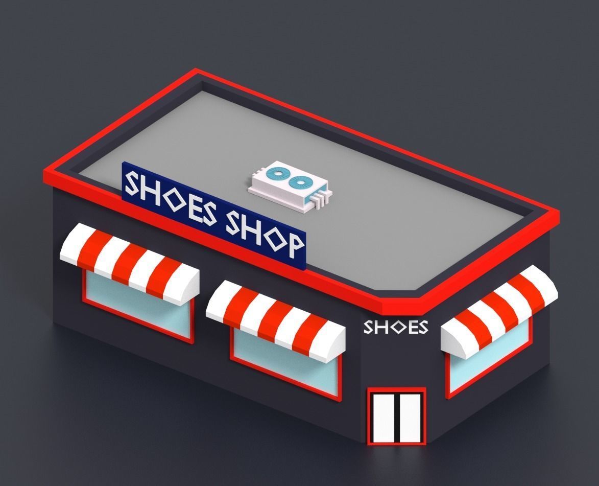 Low Poly City Pack Low-poly 3D model_48