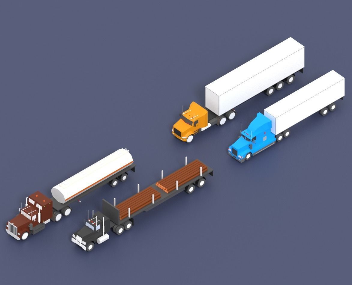 Low Poly City Pack Low-poly 3D model_76