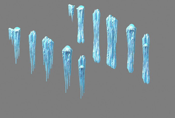 Ice Cone - icicle 61 3D model