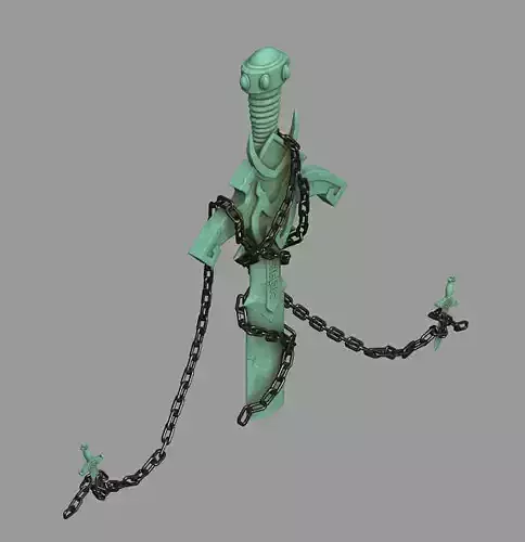 Inserted in the ground Sword - bluestone sword