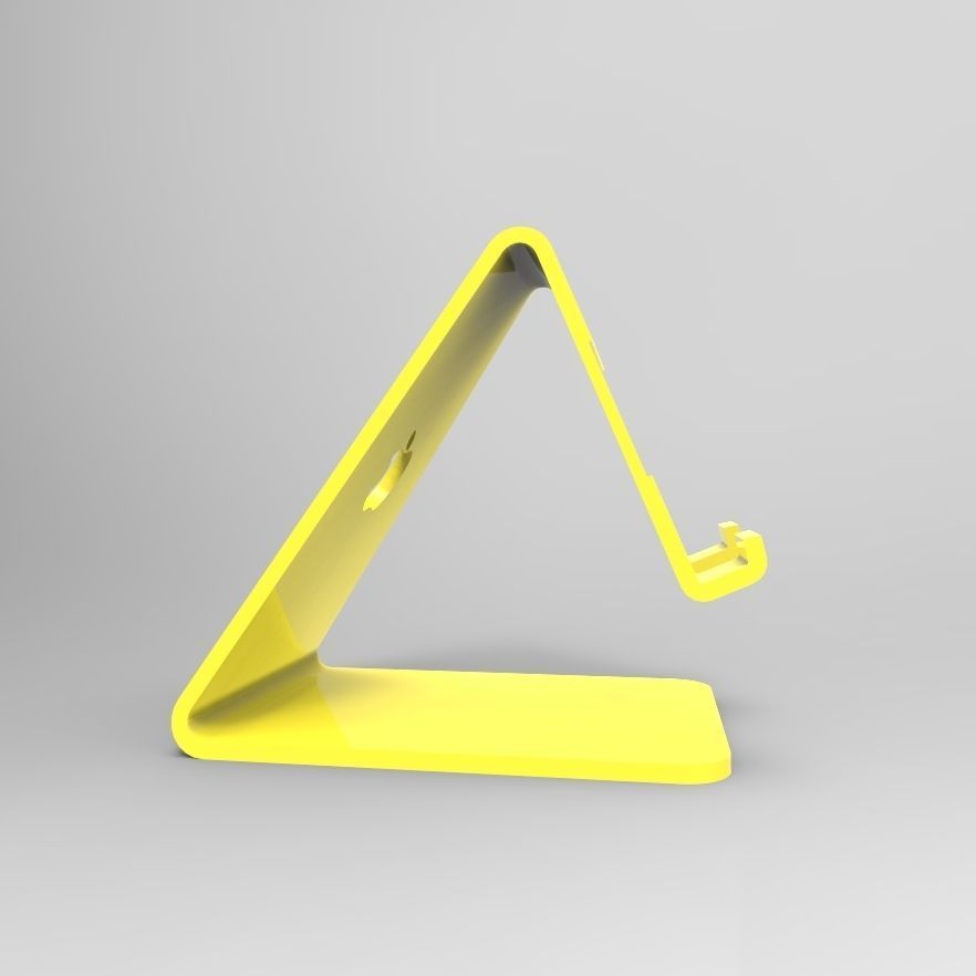 supporto poggia cellulare apple 3D print model_5