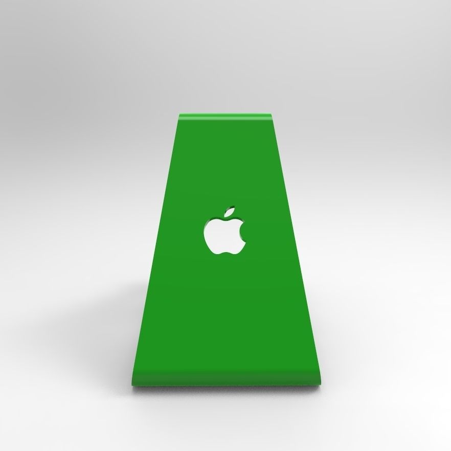 supporto poggia cellulare apple 3D print model_7