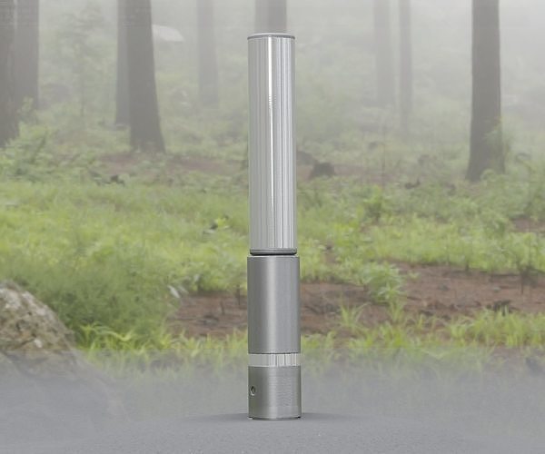 Low-Poly Basic Light Column 30 - Street Light Set-9 Low-poly 3D model