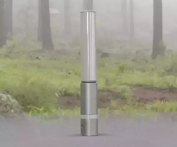 Low-Poly Basic Light Column 30 - Street Light Set-9