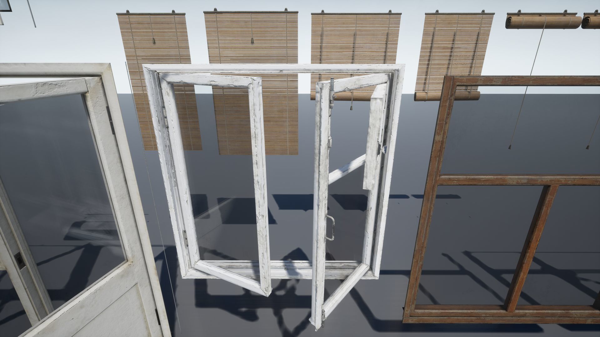 Post Soviet Windows UE4 Low-poly 3D model_4