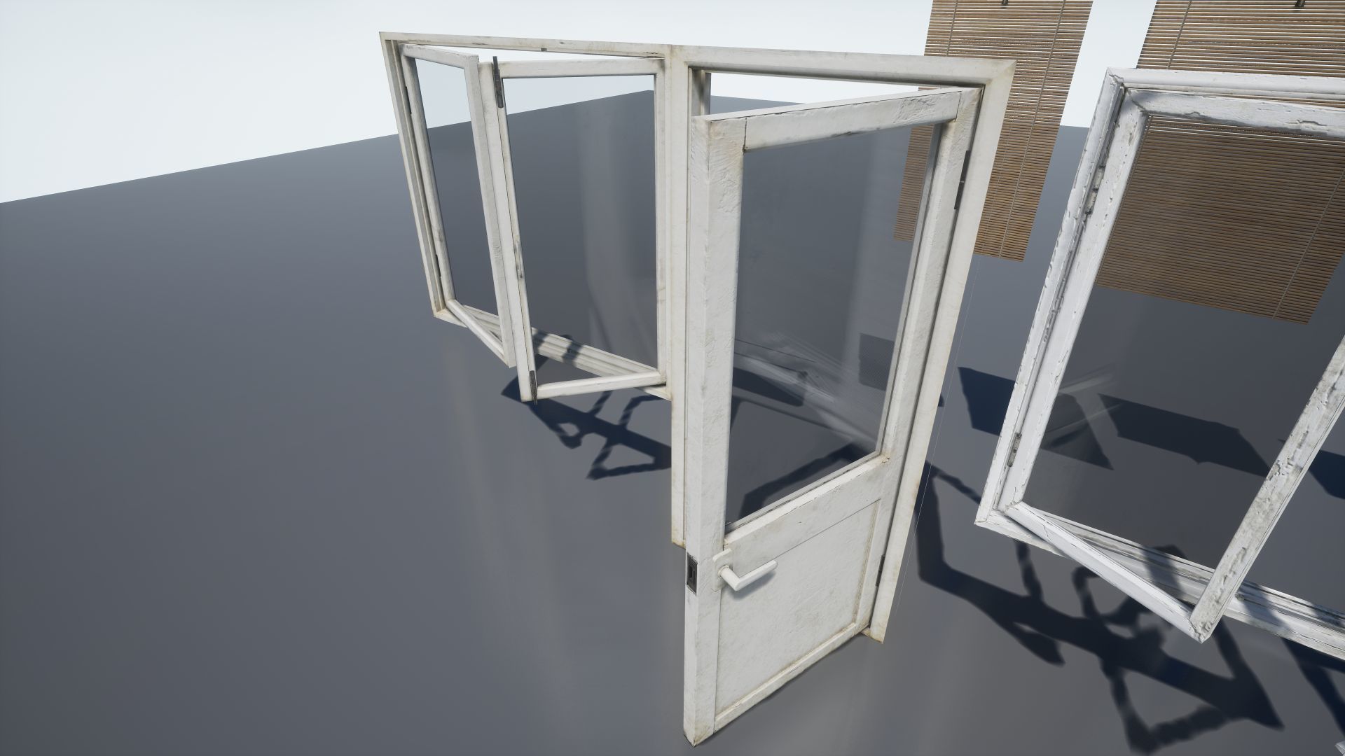 Post Soviet Windows UE4 Low-poly 3D model_5