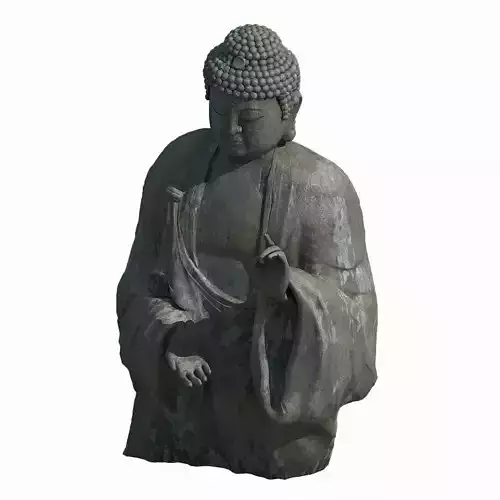 Large Stone Carving - Buddha 04