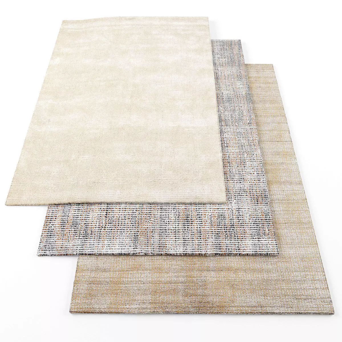 Rugs-749 three rugs Low-poly 3D model_0