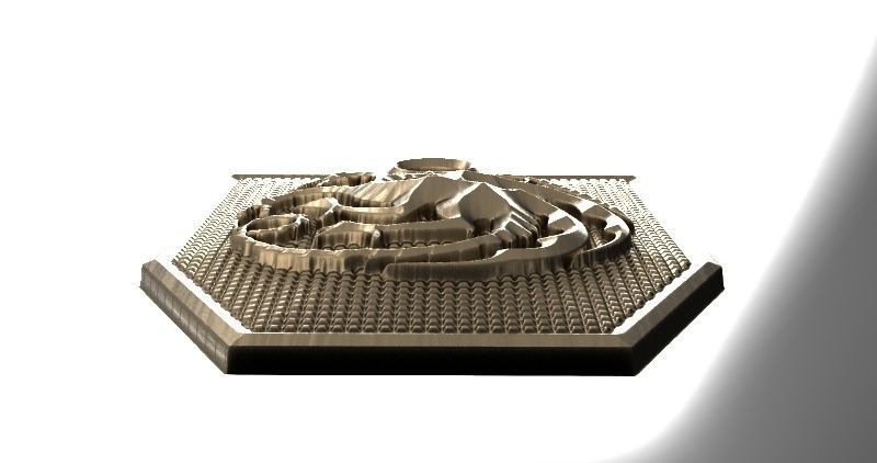 Game of thrones Targaryen pendant 2 3D print model_2