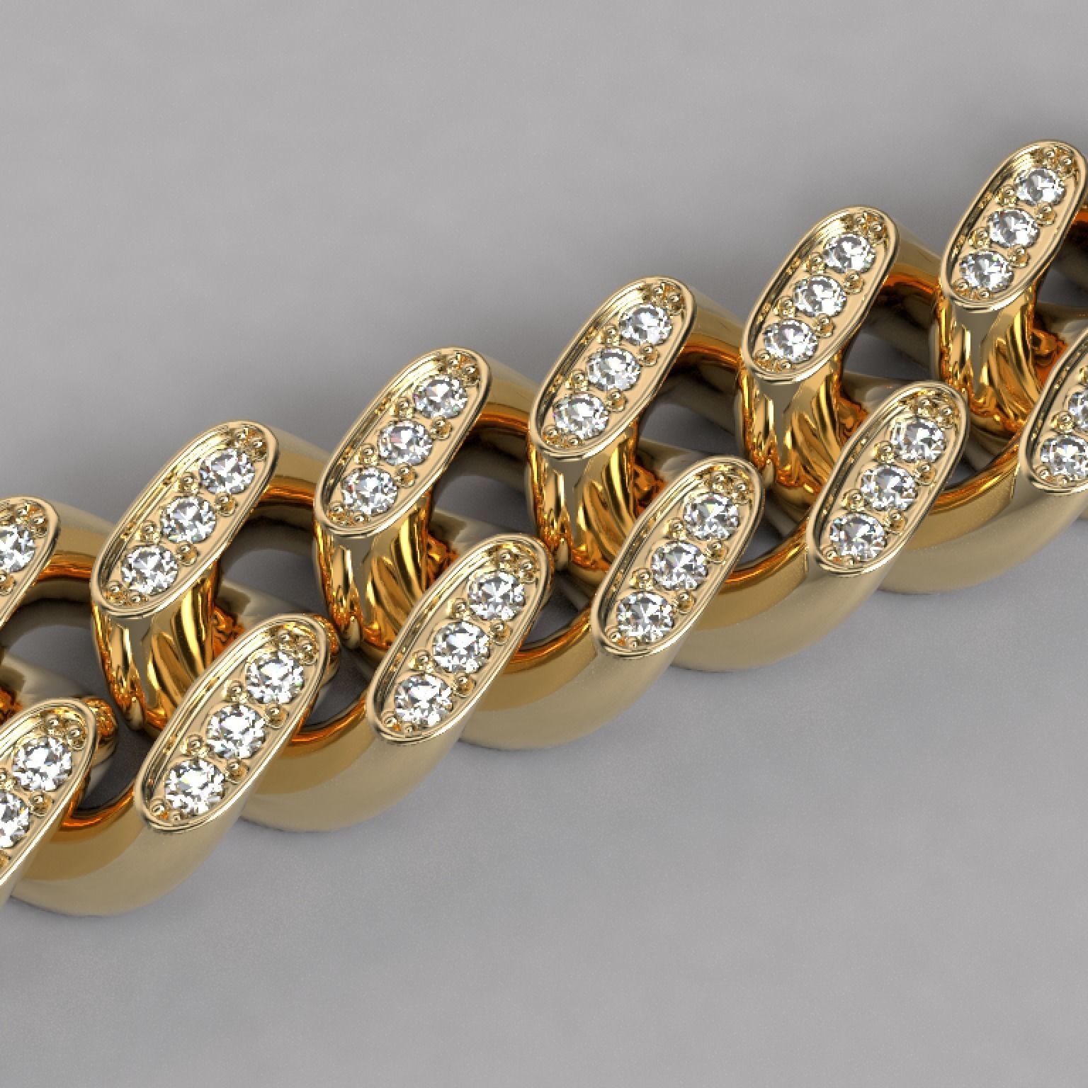 Eslavon para pulsera y cadena link for bracelet and chain 3D model_1