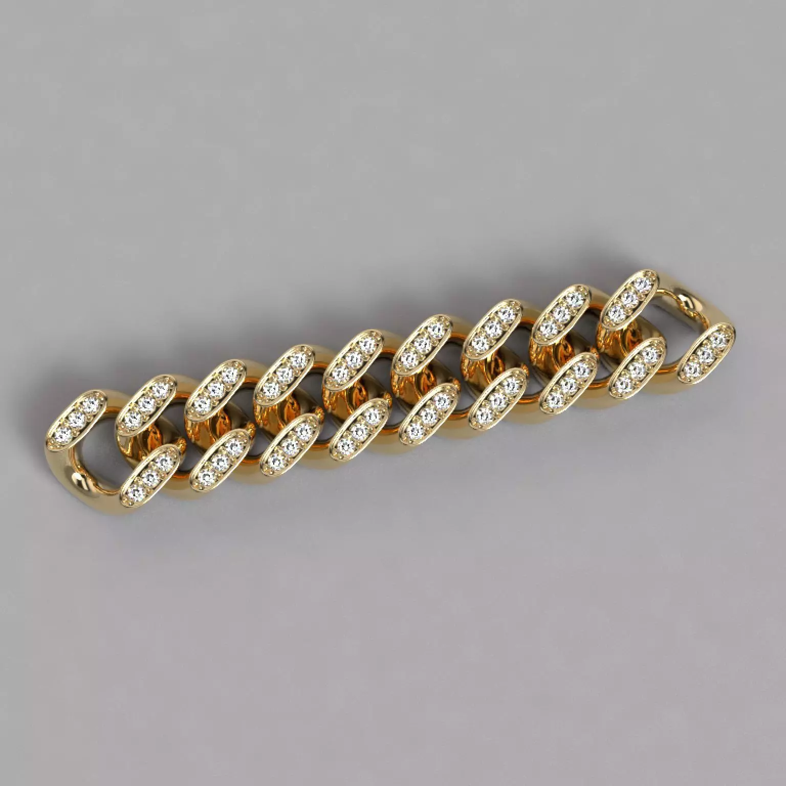 Eslavon para pulsera y cadena link for bracelet and chain 3D model_0