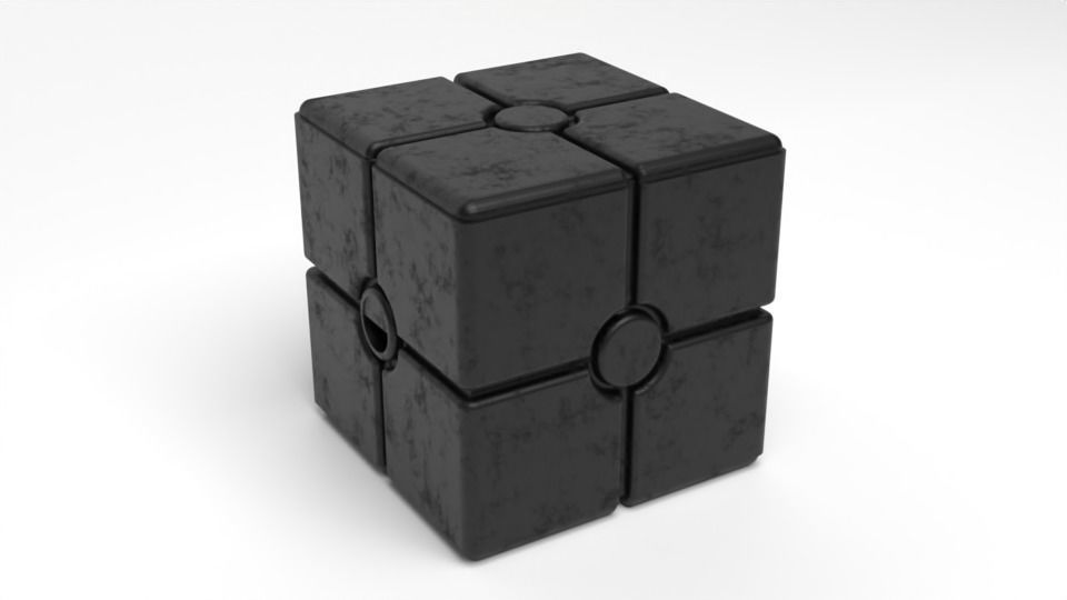 Star Wars black container crate 1-12 scale Blackseries 3D print model_9