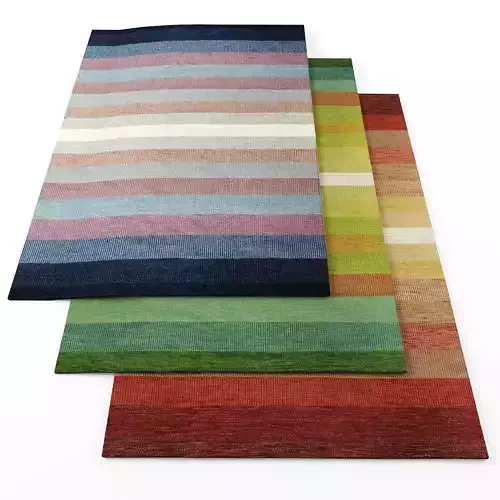 Rugs-762 three striped rugs