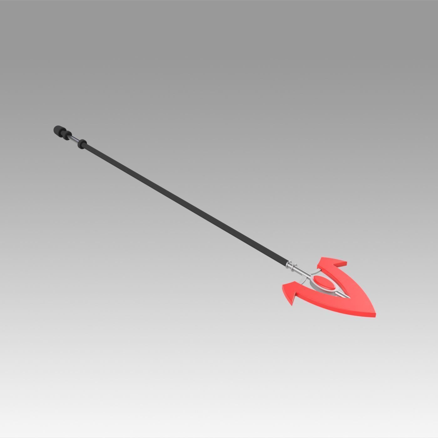 Akame ga KILL Bulat Spear Cosplay Weapon Prop 3D print model_4