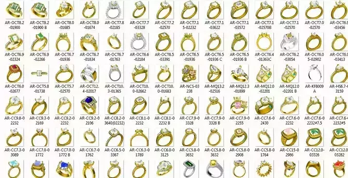 15000 Colour Stone  Ring jcd 