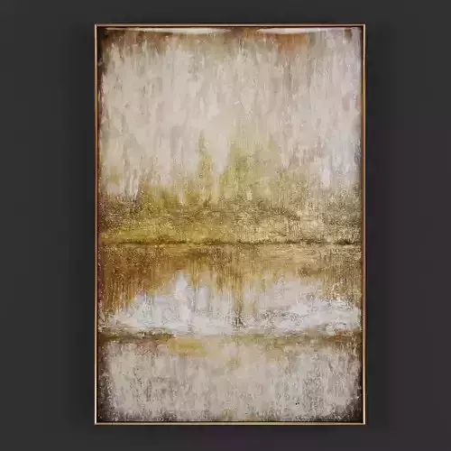 Pictures5 abstract painting in gold