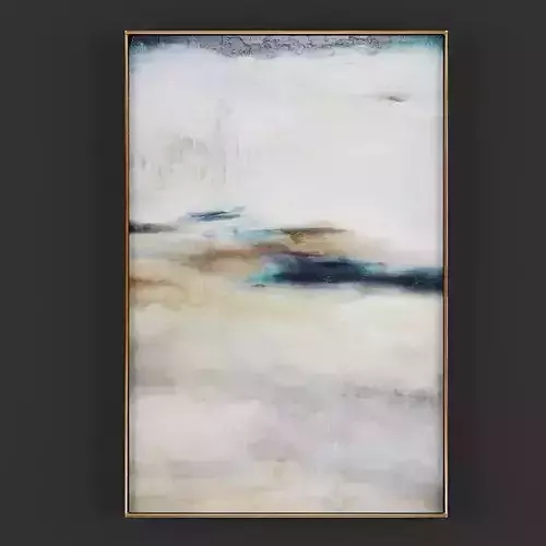 Pictures6 abstract painting in gold frame