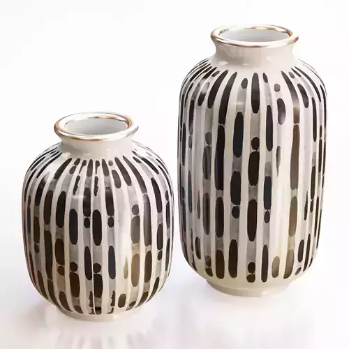 Set of two vases Coral Memory