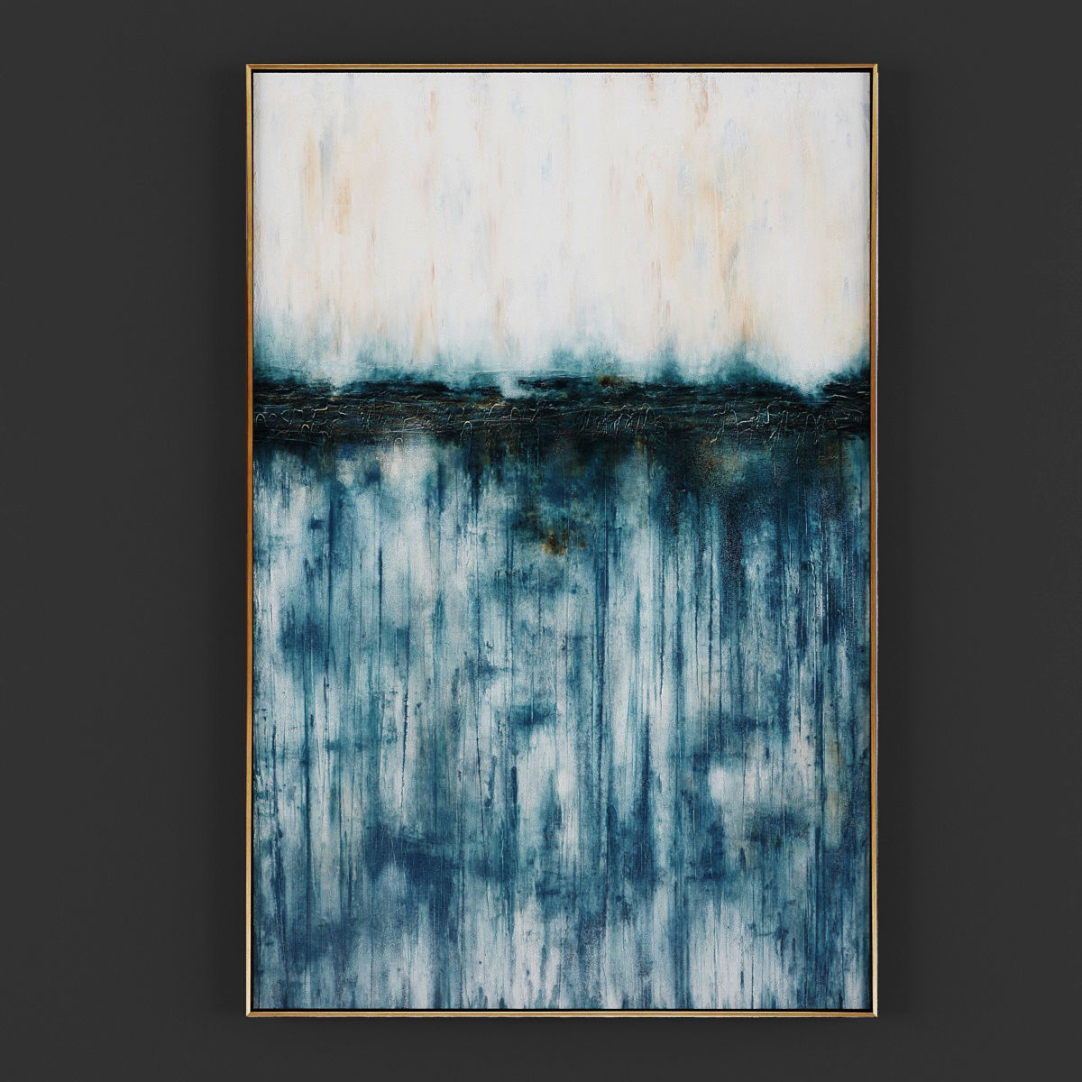 Pictures10 abstract painting Low-poly 3D model_2