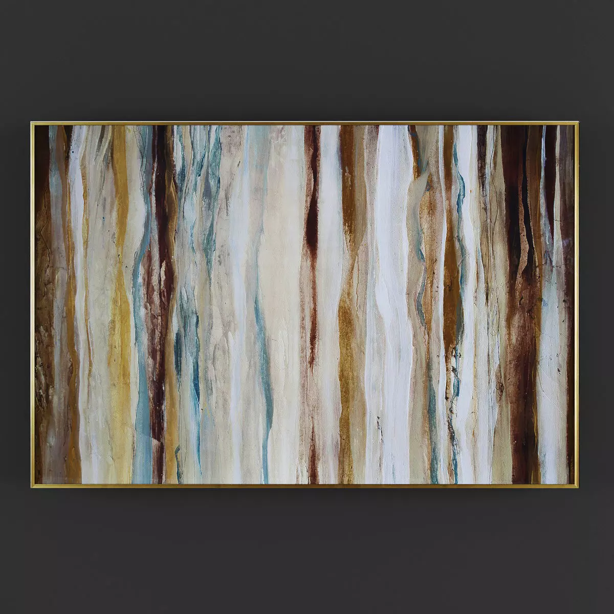 Pictures10 abstract painting Low-poly 3D model_0