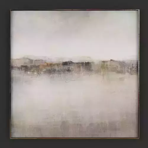 Pictures11 abstract painting in frame Low-poly 3D model