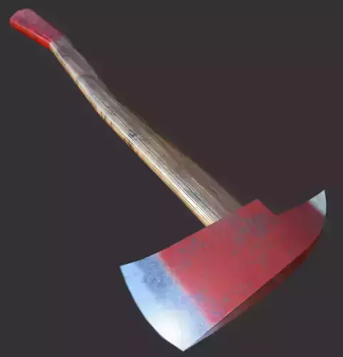 Swat red ax 3d model