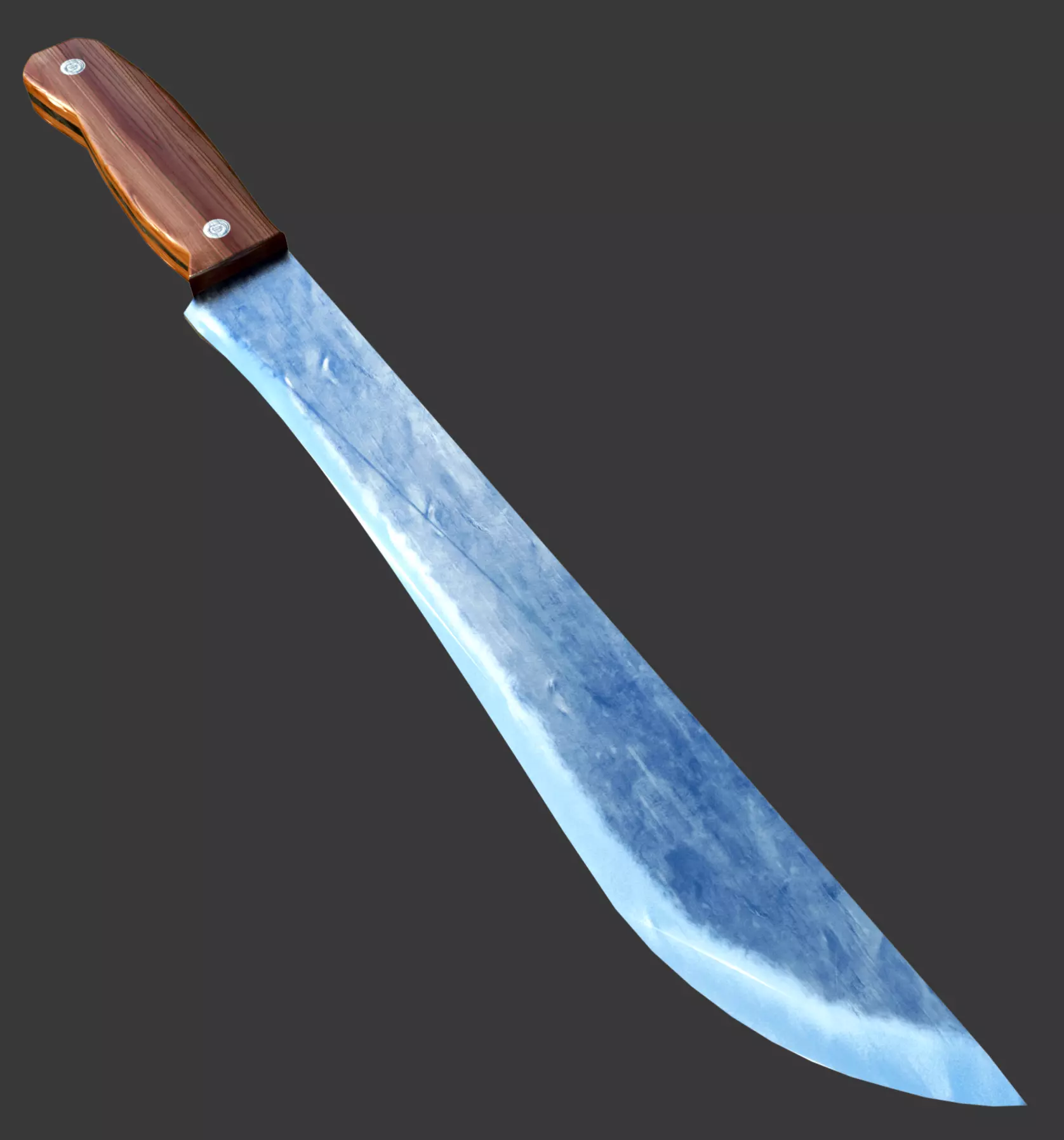 Knife 3d model Low-poly 3D model_0