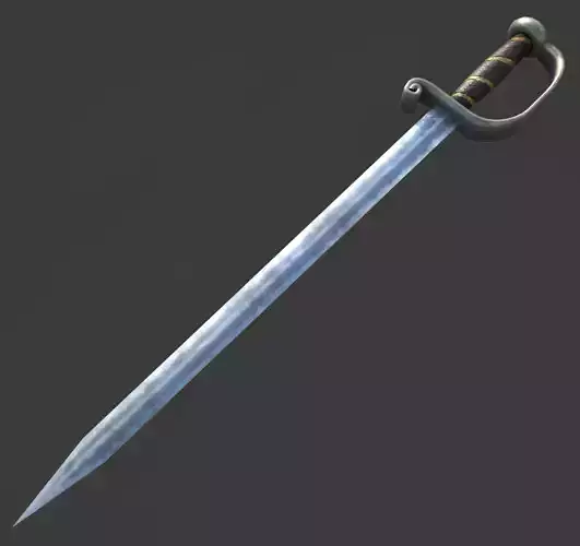 Medieval sword 3d model