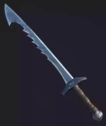 Medieval sword 3d model