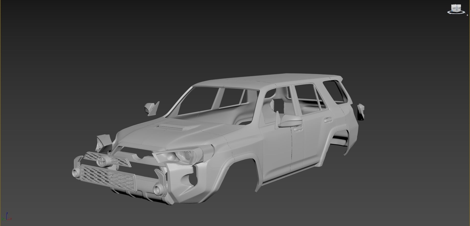 Toyota 4Runner 5 Gen 3D print model_8