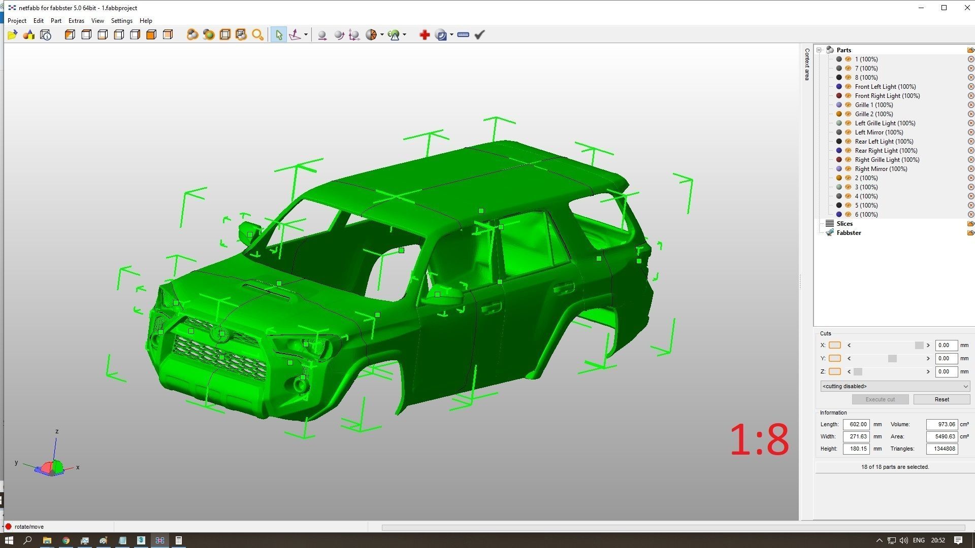 Toyota 4Runner 5 Gen 3D print model_12