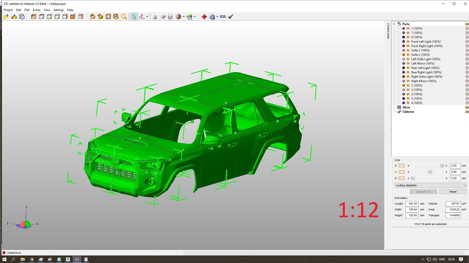 Toyota 4Runner 5 Gen 3D print model_14