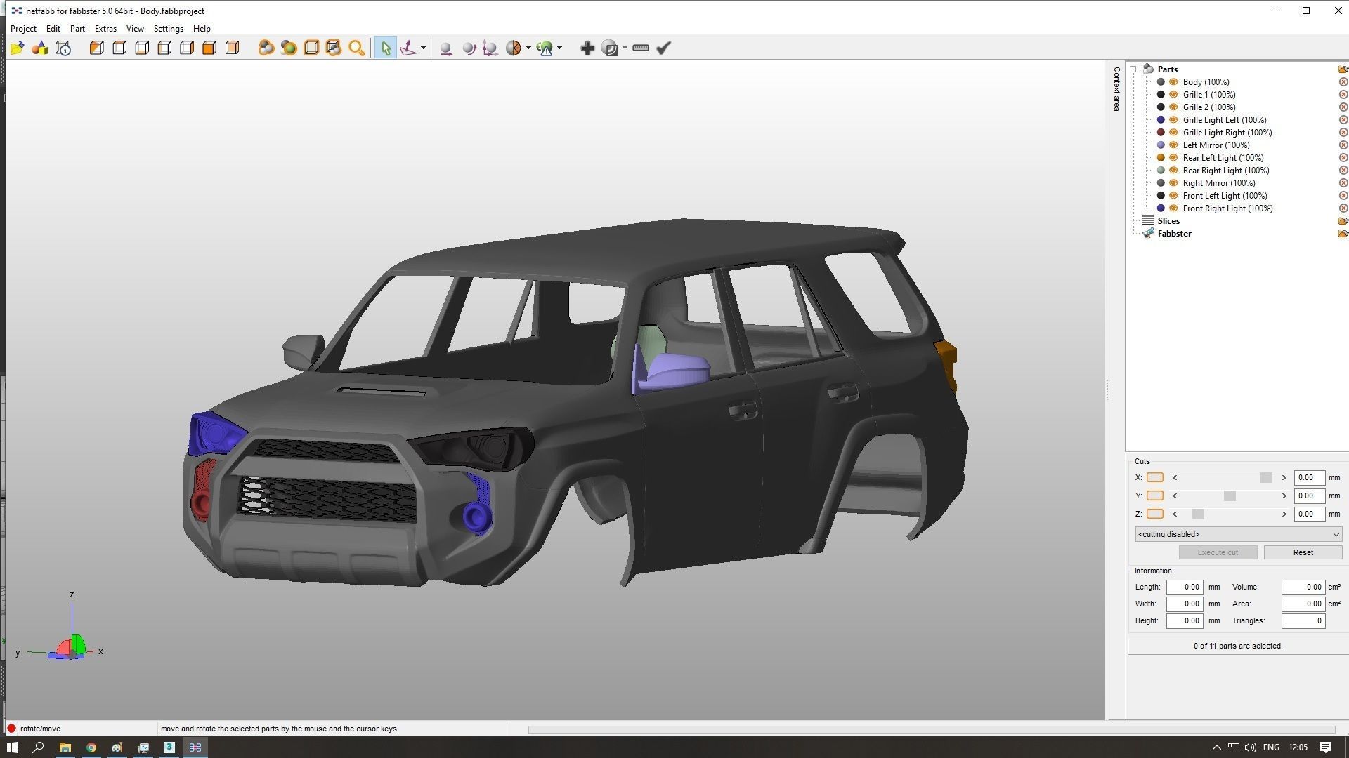 Toyota 4Runner 5 Gen 3D print model_11