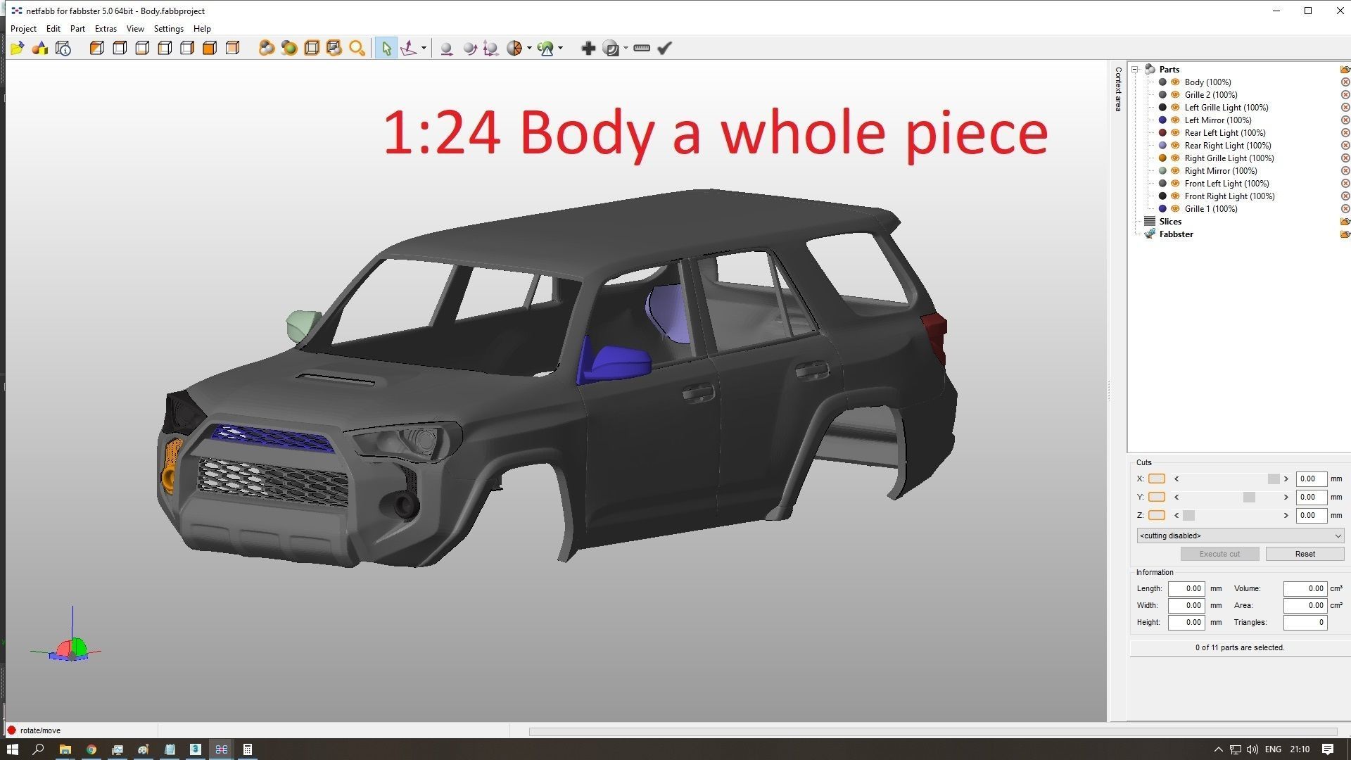 Toyota 4Runner 5 Gen 3D print model_16