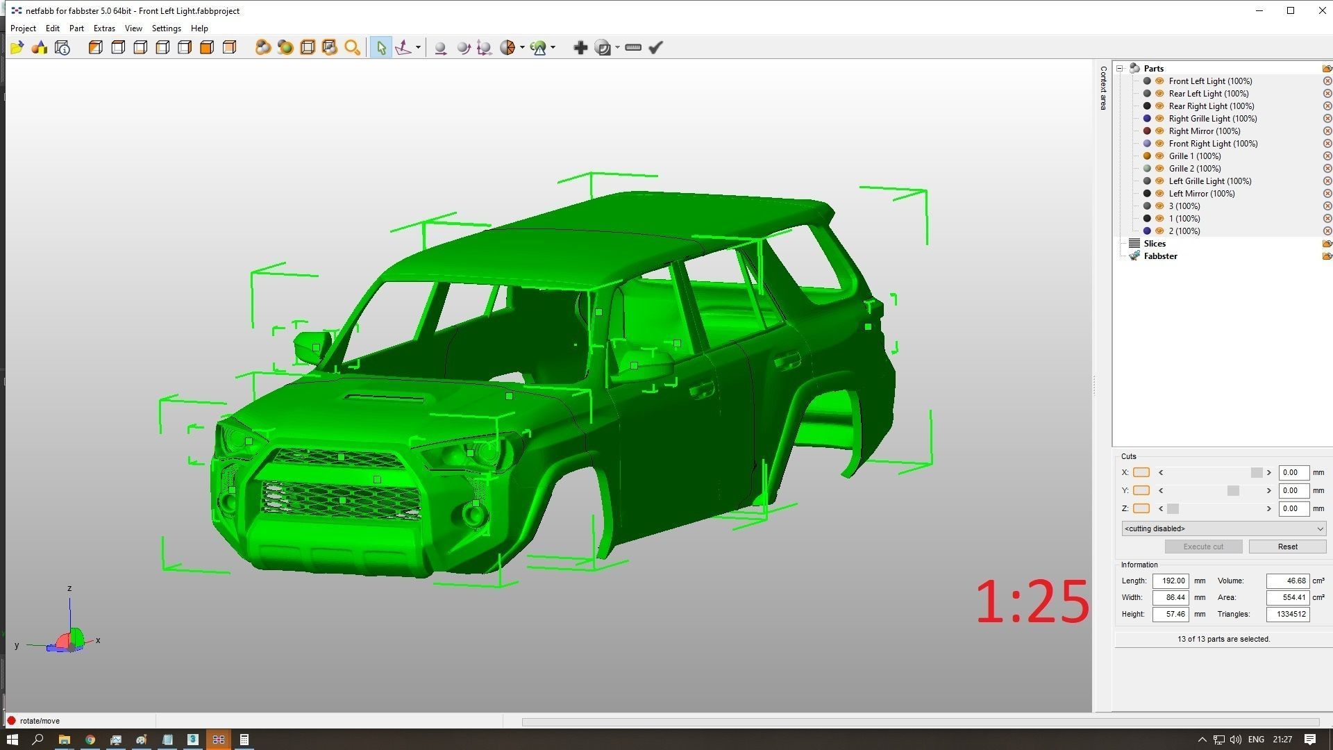 Toyota 4Runner 5 Gen 3D print model_19