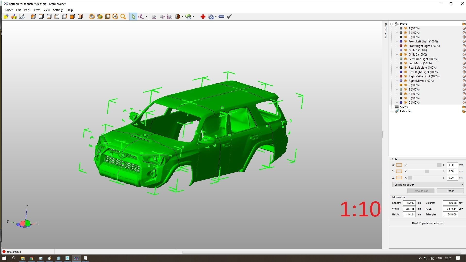 Toyota 4Runner 5 Gen 3D print model_13