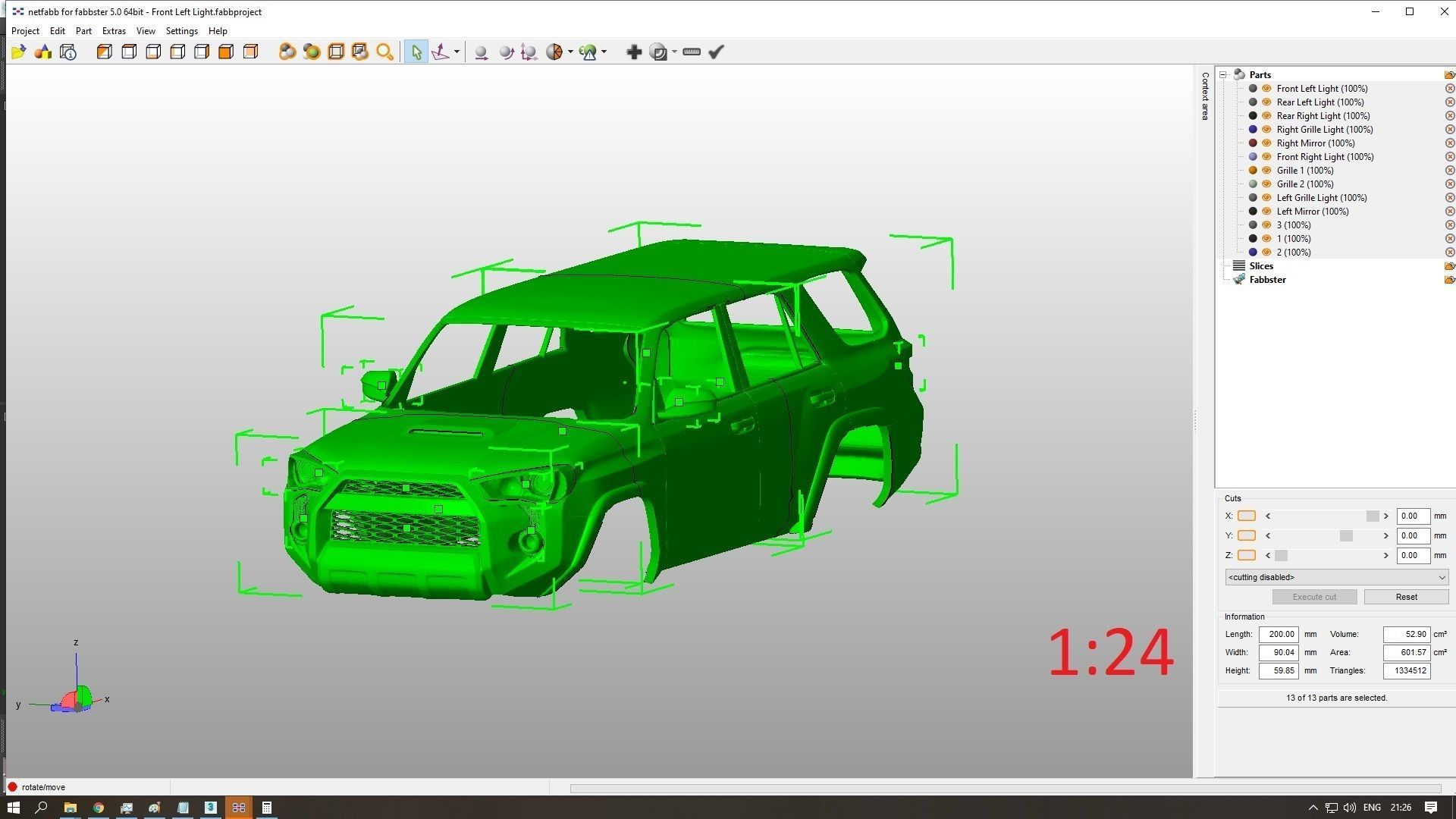 Toyota 4Runner 5 Gen 3D print model_18
