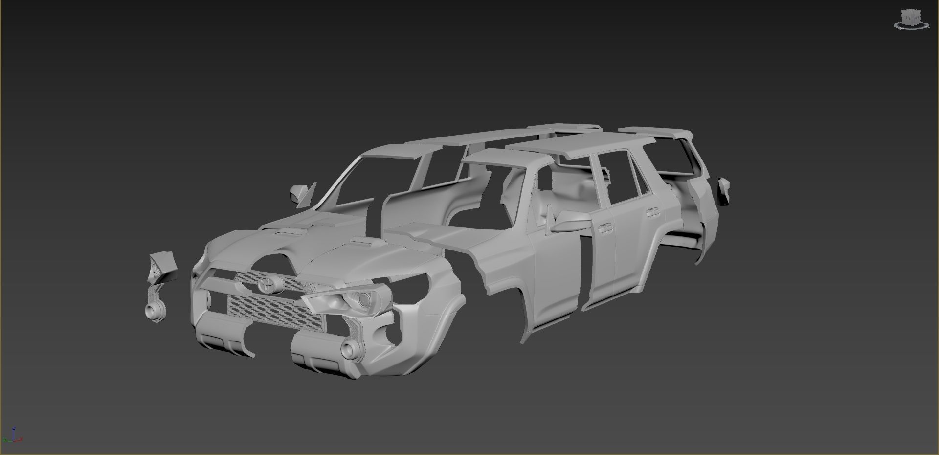 Toyota 4Runner 5 Gen 3D print model_9
