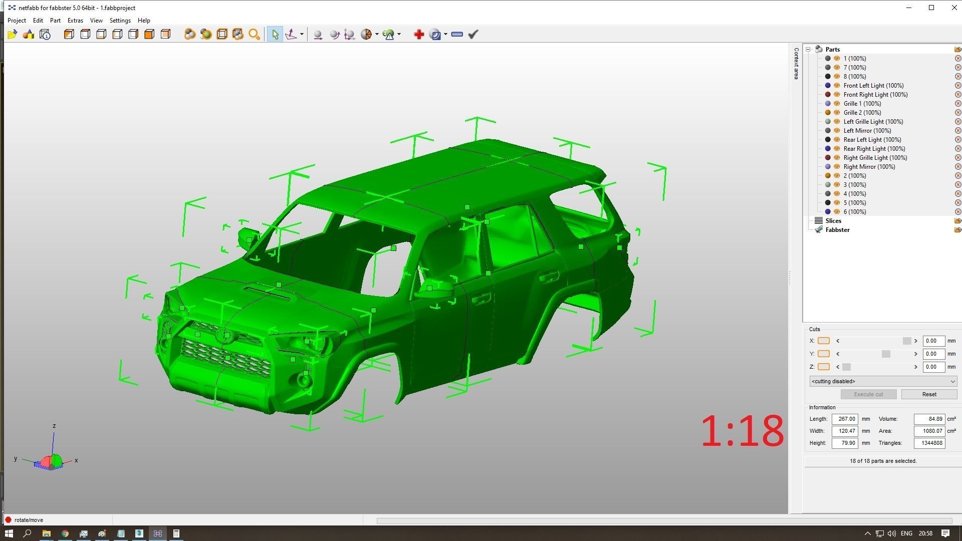 Toyota 4Runner 5 Gen 3D print model_15