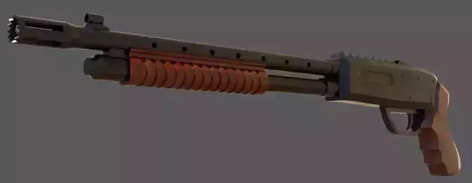 Shotgun 3d model