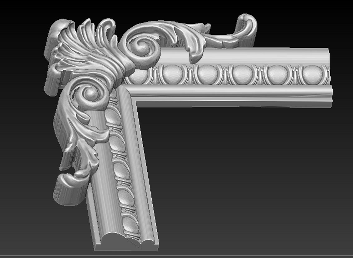 Frame Relief 5 3D model 3D print model_3
