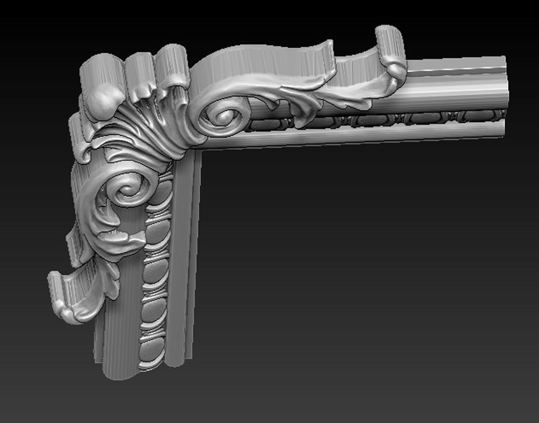 Frame Relief 5 3D model 3D print model_5