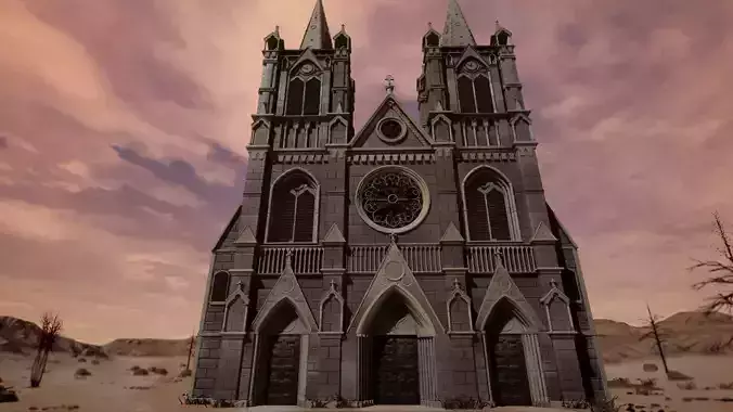 Temple church  3D model