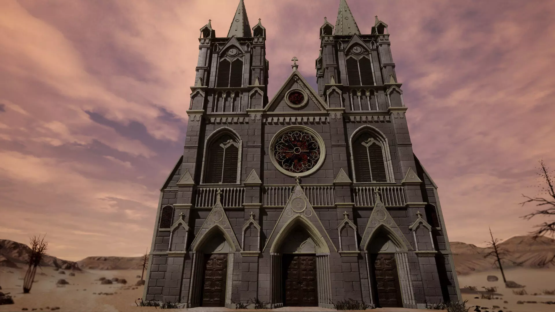 Temple church  3D model_0