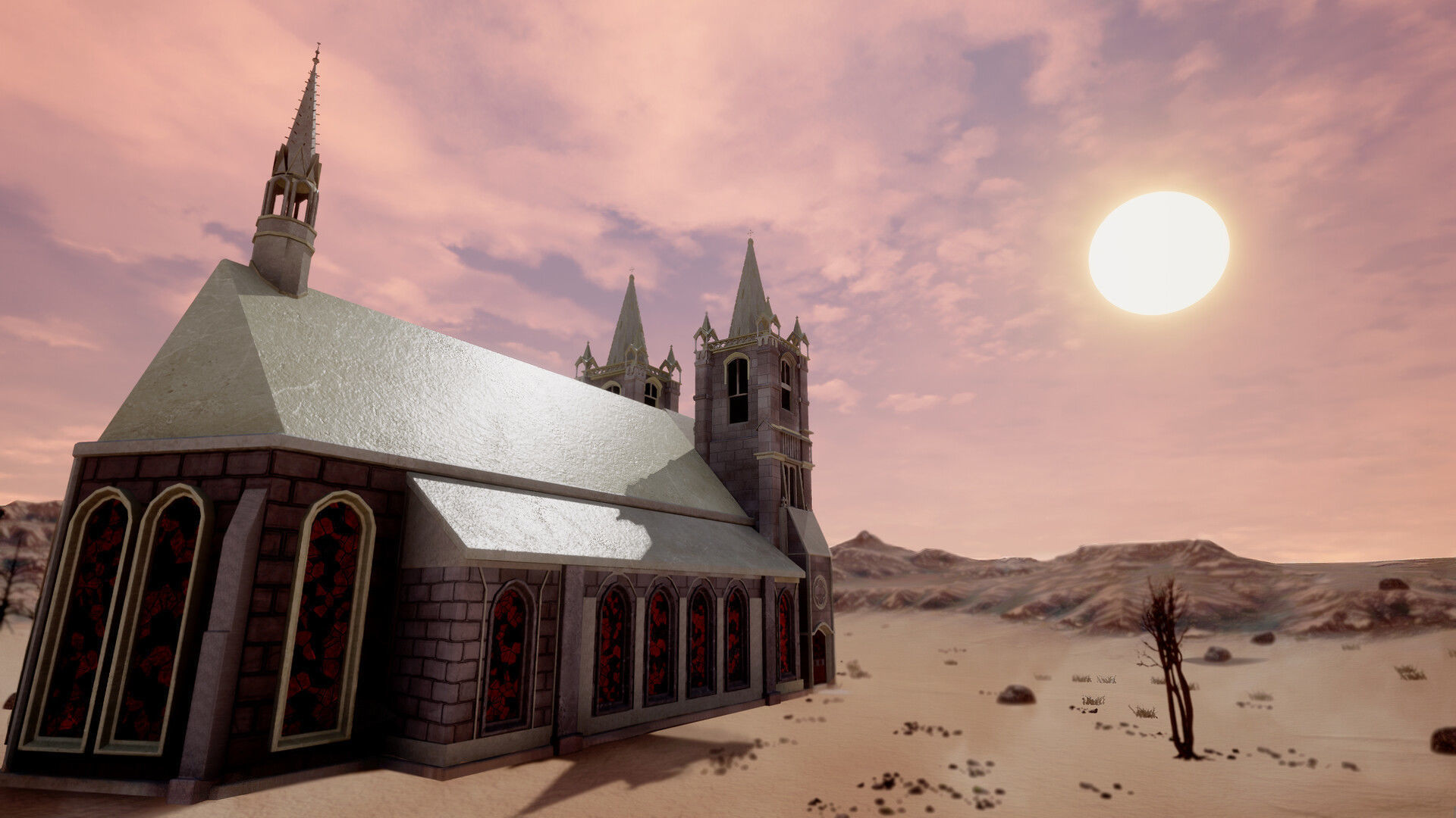 Temple church  3D model_3