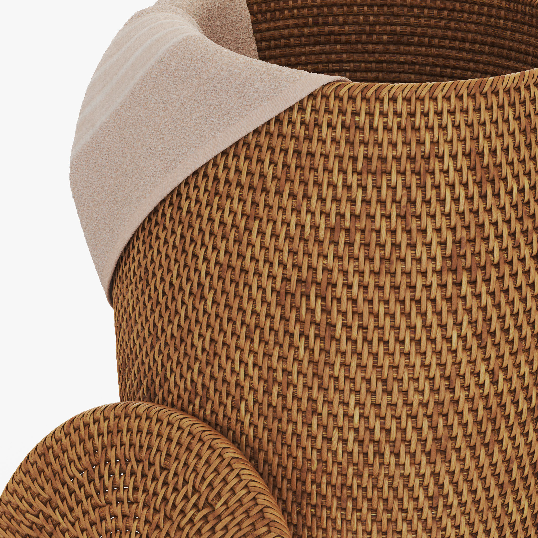 Artifacts Rattan End Table With Lid 3D model_3