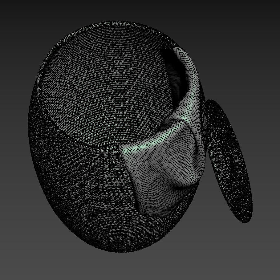 Artifacts Rattan End Table With Lid 3D model_6