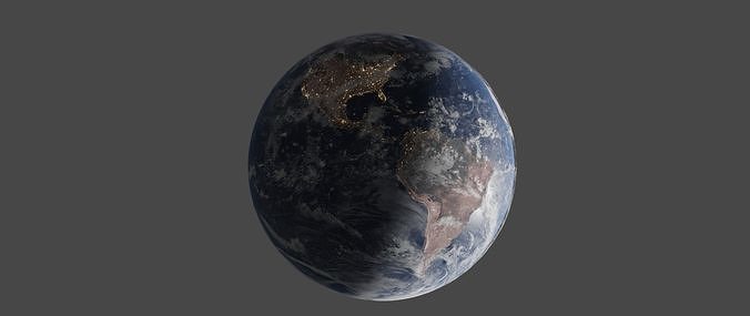 photorealistic earth 3D model