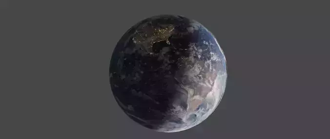 photorealistic earth 3D model